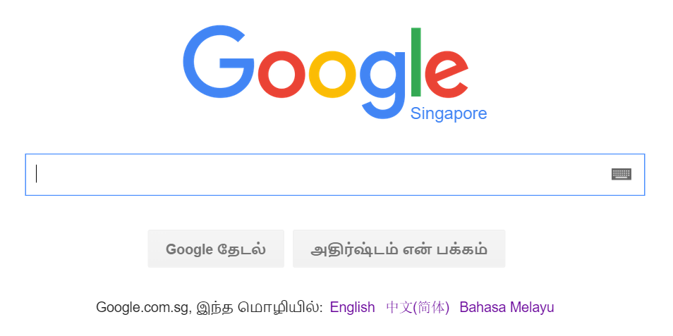 Www.google.com.sg singapore